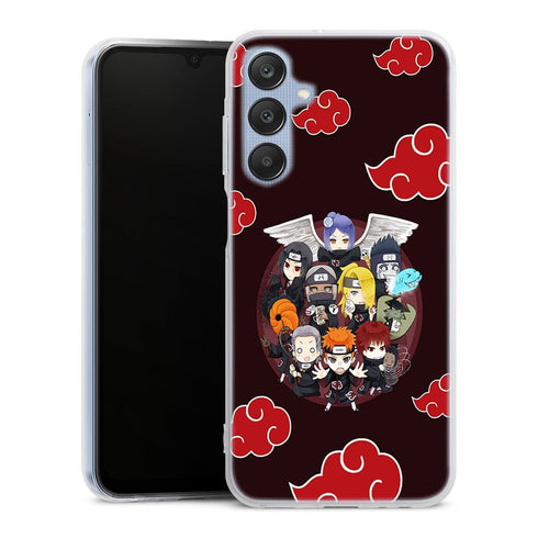 Coque Samsung Galaxy A25 Chibi Akatsuki Montage