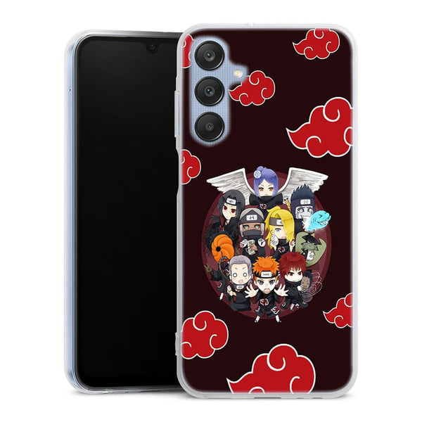 Coque Samsung Galaxy A25 Chibi Akatsuki Montage