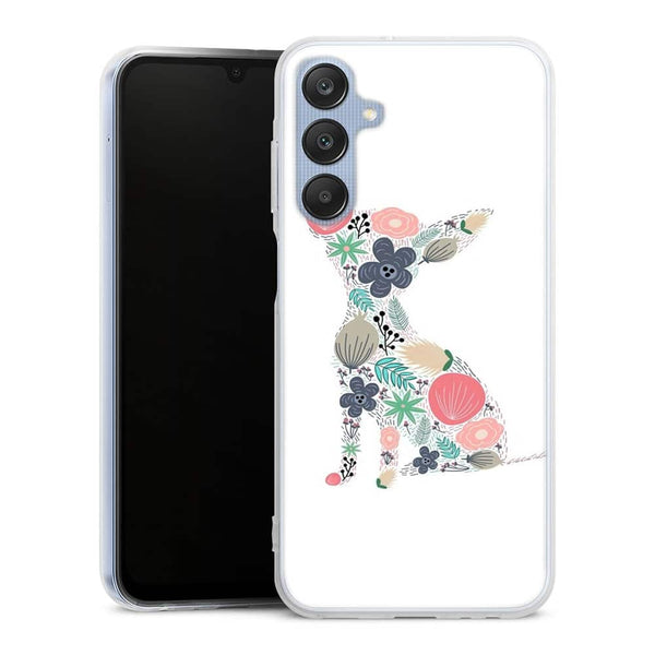 Coque Samsung Galaxy A25 5G Chihuahua floral