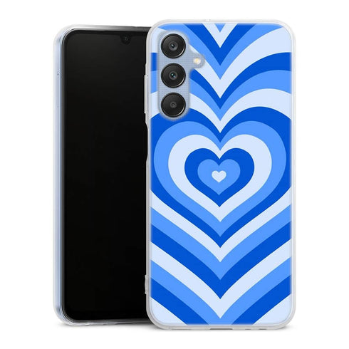 Coque Samsung Galaxy A25 Coeur Bleu