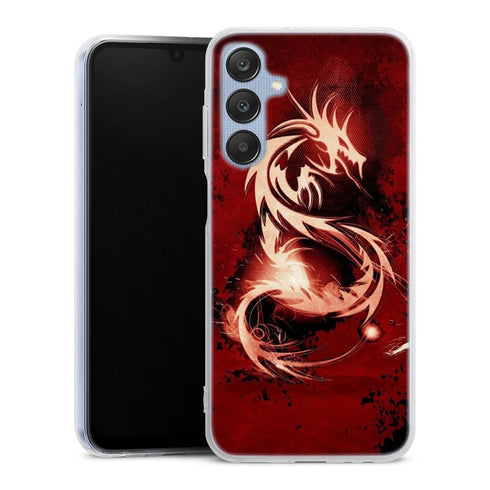 Coque pour Samsung A25 5G Dragon Rouge