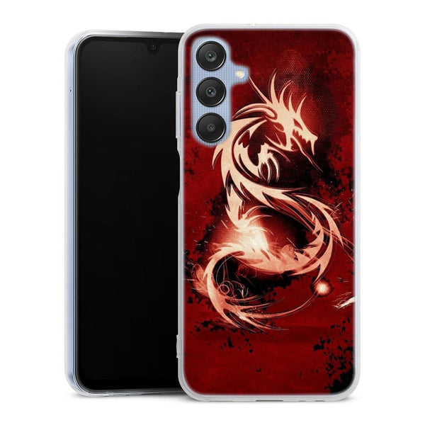 Coque pour Samsung A25 5G Dragon Rouge