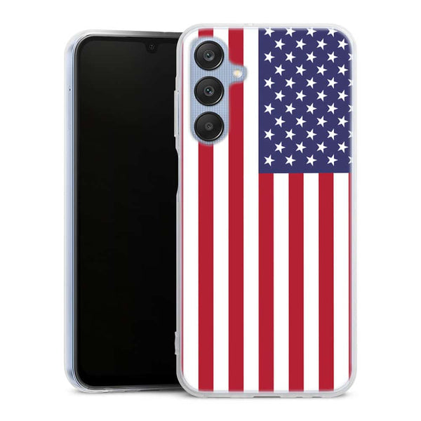 Coque Samsung Galaxy A25 5G USA, motif drapeau Américain
