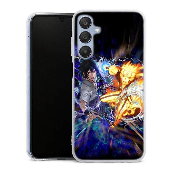 Coque Samsung Galaxy A25 Fight Naruto Sasuke