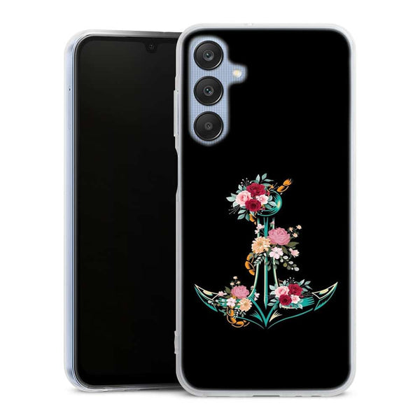Coque Samsung Galaxy A25 5G Fleurs d'ancre