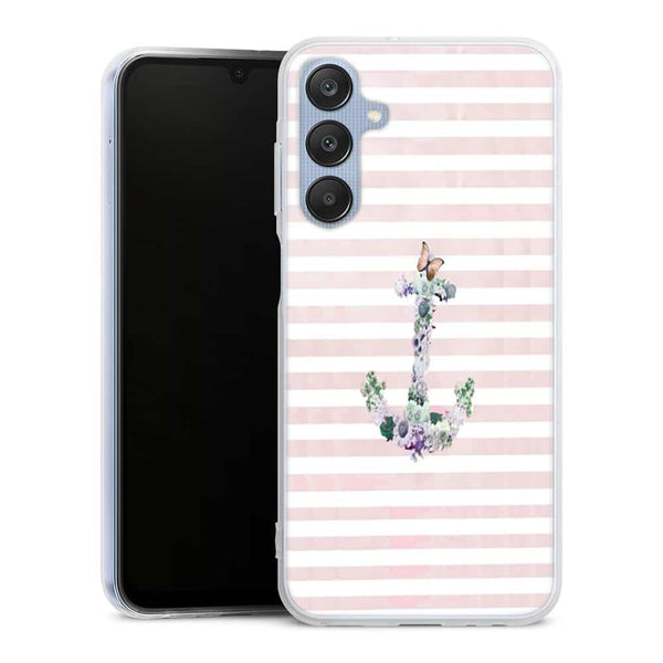 Coque Samsung Galaxy A25 Floral Anchor in Pink