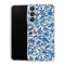 Coque Samsung Galaxy A25 5G Jardin flottant motif aquarelle en bleu