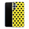 Coque pour Samsung A25 5G Jaune à Pois Noirs