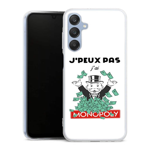 Coque Samsung Galaxy A25 5g Je Peux pas j'ai Monopoly