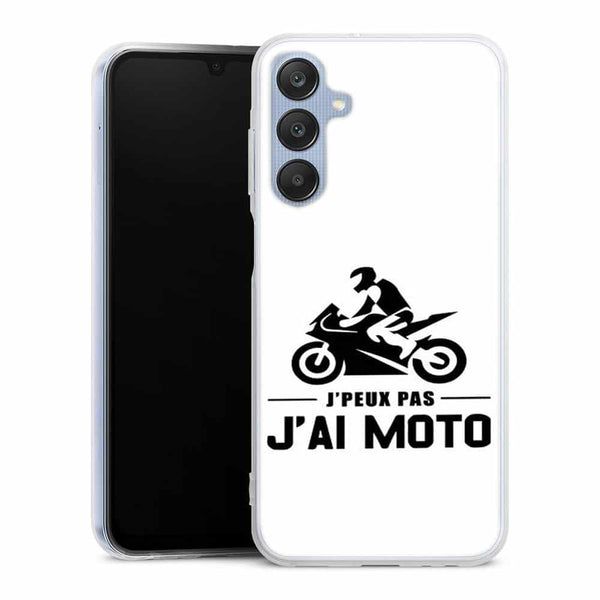 Coque Samsung A25 5g Je peux pas j'ai moto