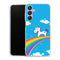 Coque pour Samsung Galaxy A25 Licorne Rainbow