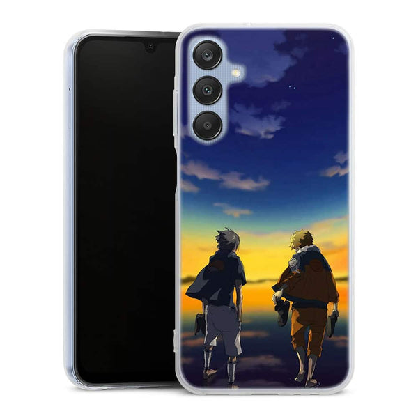 Coque Samsung Galaxy A25 Naruto & Sasuke Ciel Etoilé