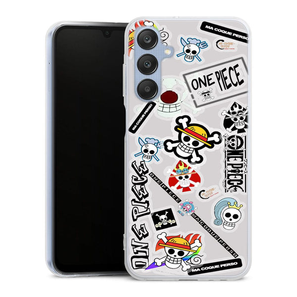 Coque Samsung Galaxy A25 One Piece Logo Patchwork