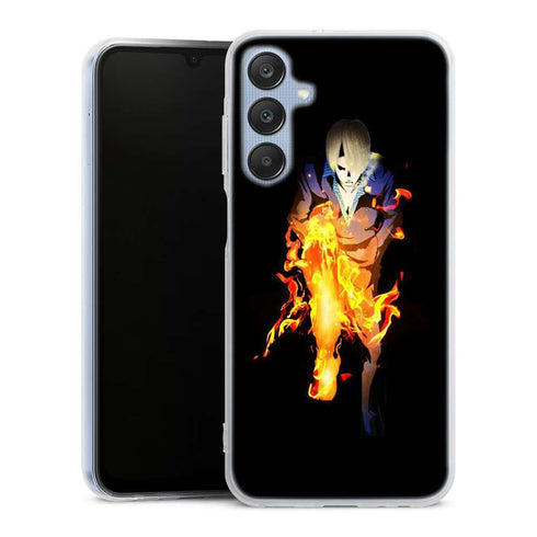 Coque Samsung Galaxy A25 One Piece Sanji Jambe En Feu