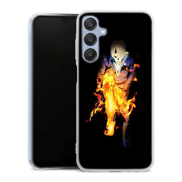 Coque Samsung Galaxy A25 One Piece Sanji Jambe En Feu