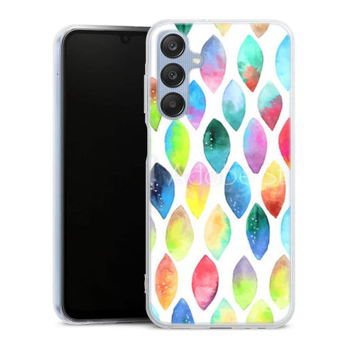 Coque A25 5G Plumes Watercolors pour Samsung galaxy