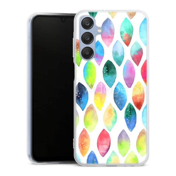 Coque A25 5G Plumes Watercolors pour Samsung galaxy