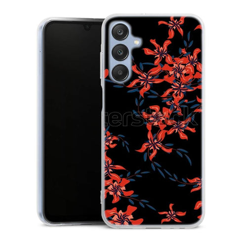 Coque Samsung Galaxy A25 5G Rouge en Noir