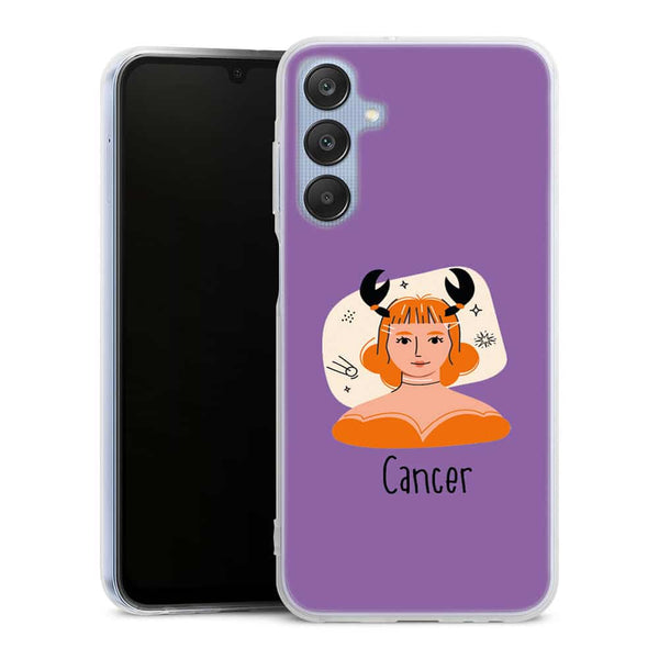 Coque gel silicone Samsung A25 5G Zodiac Cancer