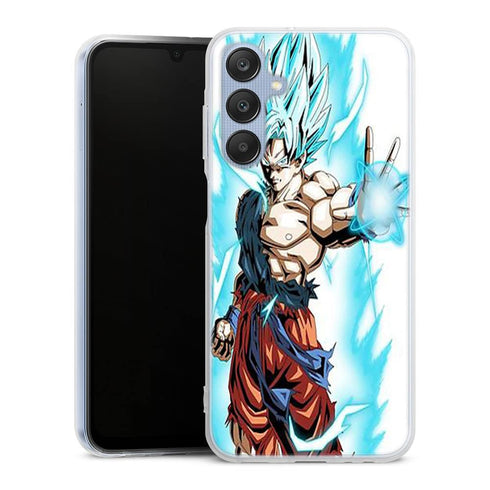 Coque Samsung Galaxy A25 Super Sayan Bleu