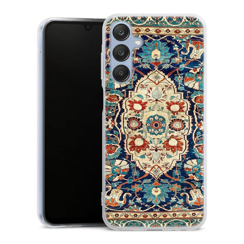Coque Samsung Galaxy A25 5G Tapis en soie persan Heriz ou Tabriz