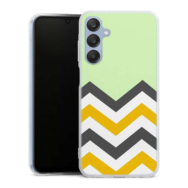 Coque Samsung A25 5G originale Zig Zag Menthe