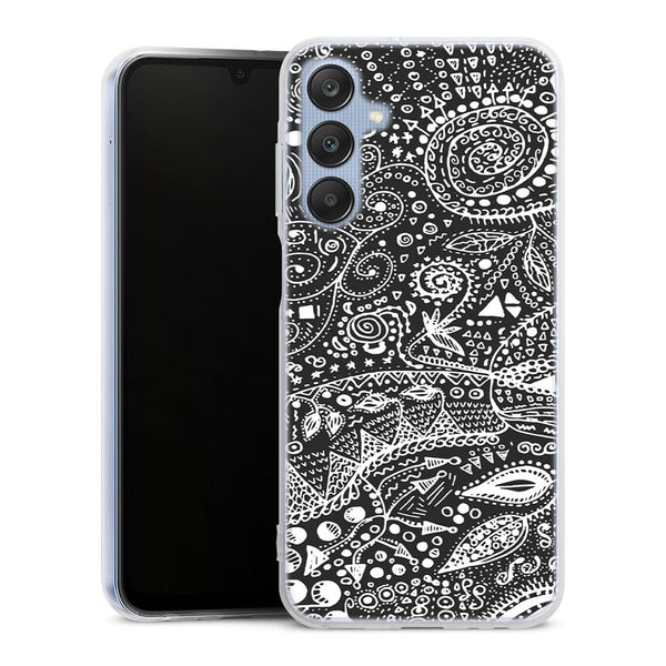 Coque pour Samsung A25 5G Aztec bw handmade