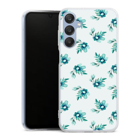 Coque Samsung Galaxy A25 5G Blue Flowers