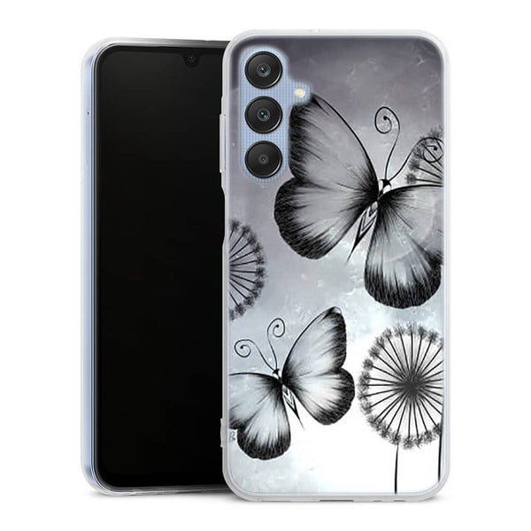 Coque Samsung Galaxy A25 Butterflies Dandelion