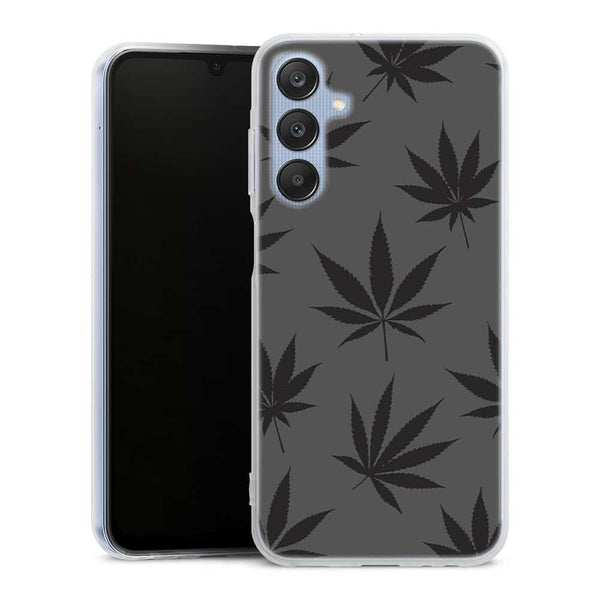 Coque pour Samsung A25 5G Canabis Leaf Pattern
