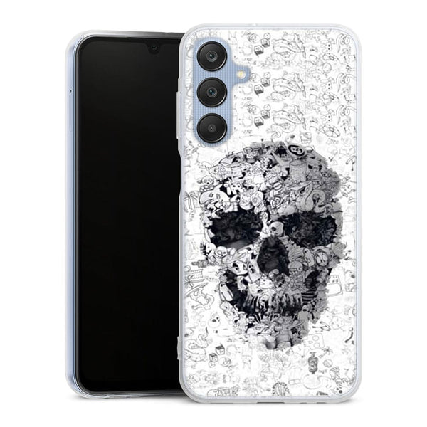 Coque Samsung A25 5G Doodle Skull