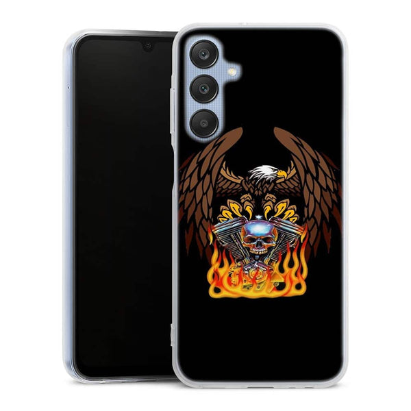 Coque Samsung Galaxy A25 5G Harley Davidson Skull engine