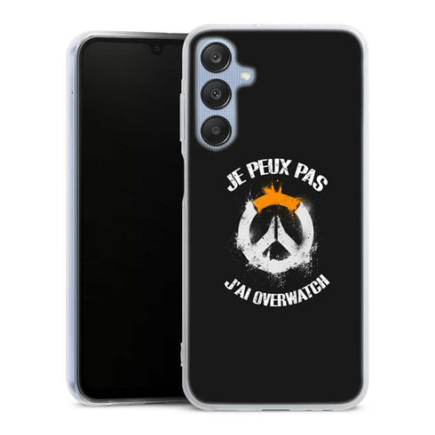 Coque Samsung Galaxy A25 5g Je peux pas j'ai Overwatch