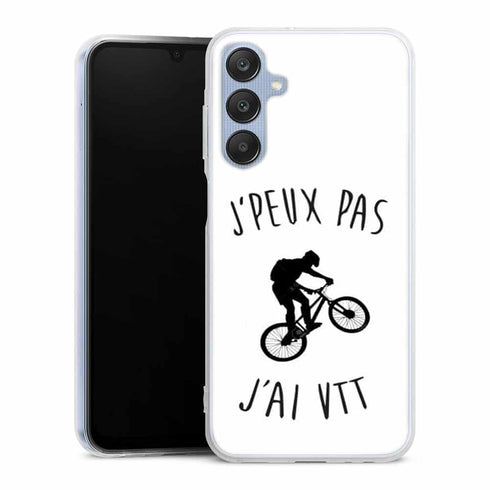 Coque Samsung Galaxy A25 5G Je peux pas j'ai VTT Mountain Bike