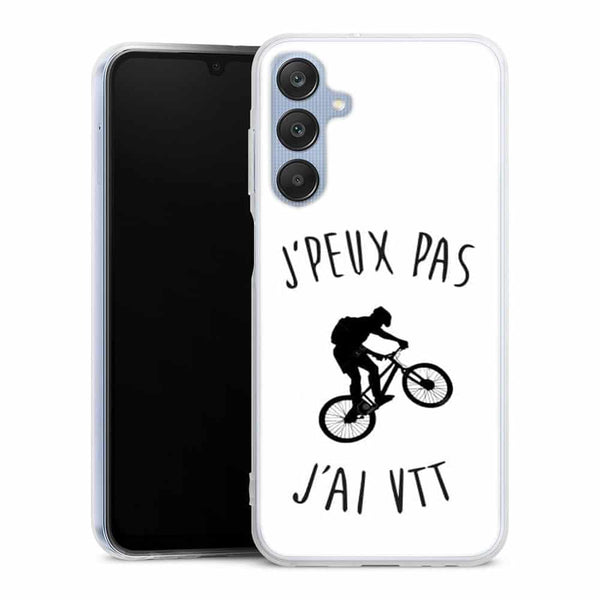 Coque Samsung Galaxy A25 5G Je peux pas j'ai VTT Mountain Bike
