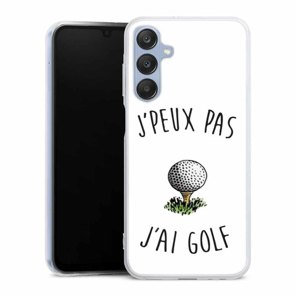 Coque Samsung Galaxy A25 5G Je peux pas j'ai Golf