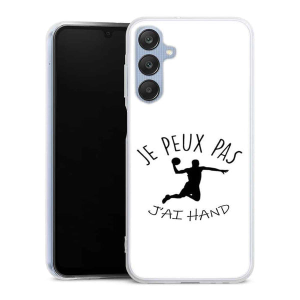 Coque Samsung Galaxy A25 5G Je peux pas j'ai Handball