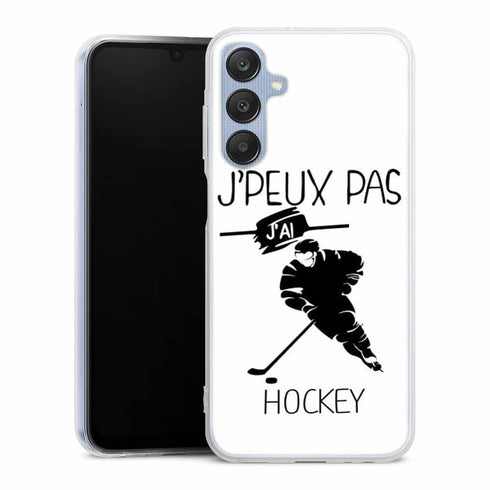 Coque Samsung Galaxy A25 5G Je peux pas j'ai Hockey Sur Glace