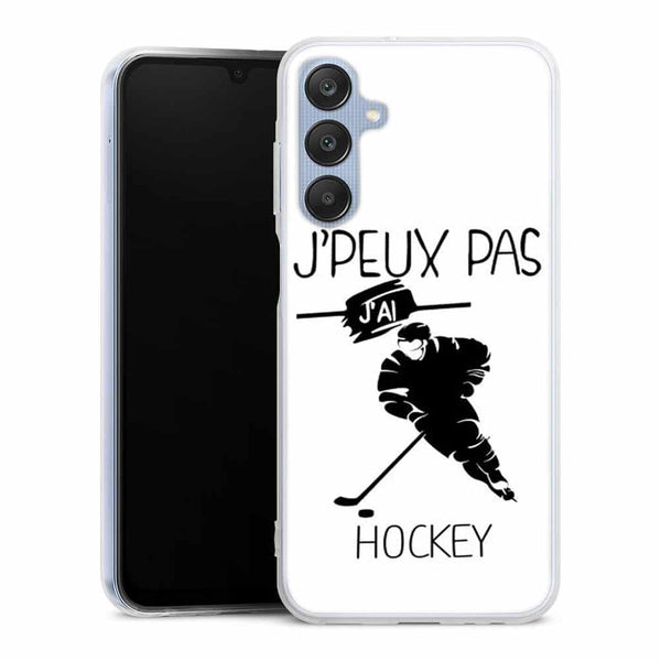 Coque Samsung Galaxy A25 5G Je peux pas j'ai Hockey Sur Glace