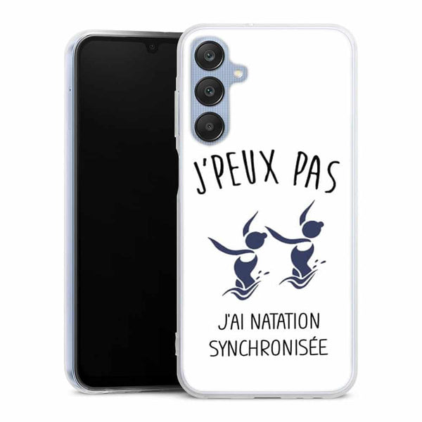 Coque Samsung Galaxy A25 5G Je peux pas j'ai Natation Synchronisée