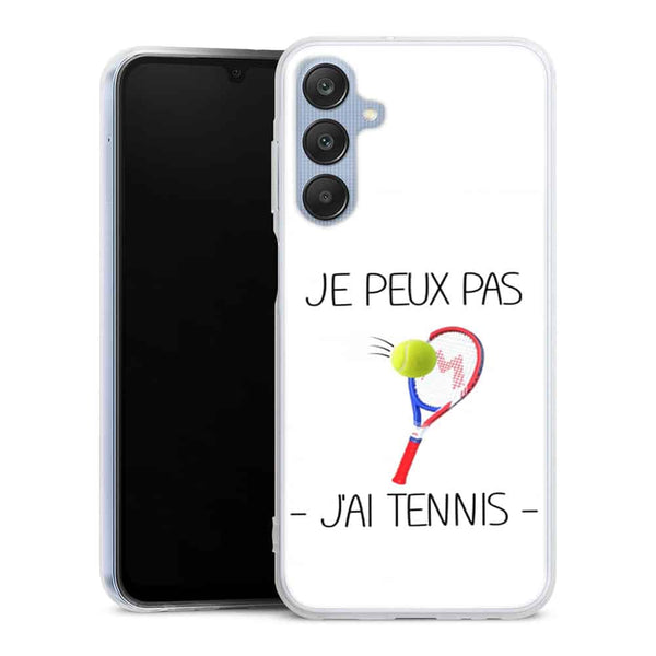 Coque Samsung Galaxy A25 5G Je peux pas j'ai Tennis