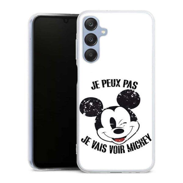 Coque Samsung Galaxy A25 Je peux pas je vais voir Mickey