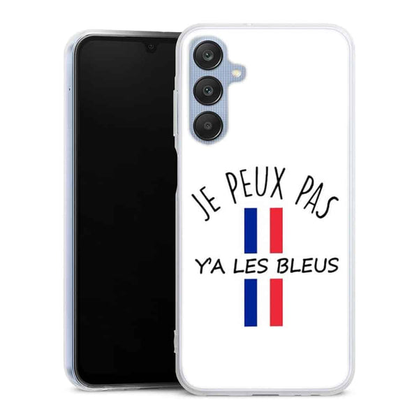 Coque Samsung Galaxy A25 5G Je Peux pas Y'a Les Bleus