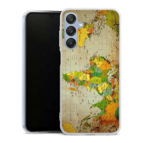 Coque Samsung Galaxy A25 5G Mappemonde
