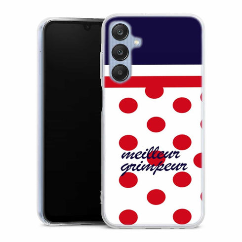 Coque Samsung Galaxy A25 5G Meilleur Grimpeur Pois rouge
