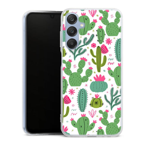 Coque Samsung Galaxy A25 5G Minimalist pattern With Cactus Plants