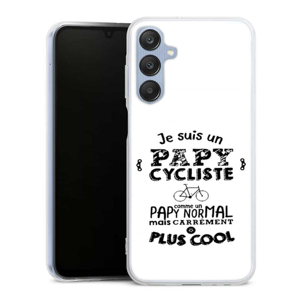 Coque Samsung Galaxy A25 5G Papy Cycliste