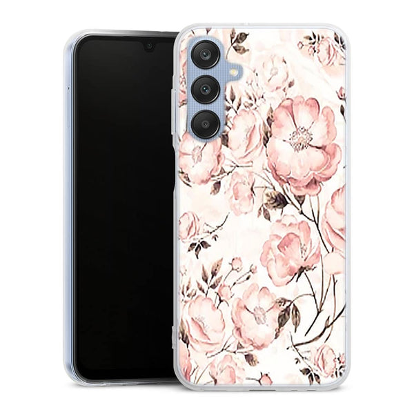 Coque Samsung Galaxy A25 5G Roses et pivoines victoriennes