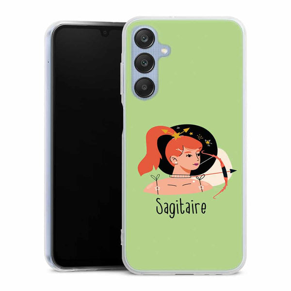 Coque de protection en silicone Samsung A25 5G Zodiac Sagitaire