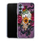 Coque smartphone Samsung A25 5G Skull flowers violet